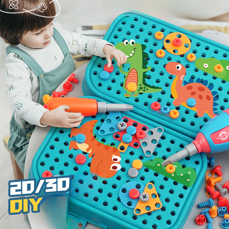 211PCS Child Pretend Repair Toolbox