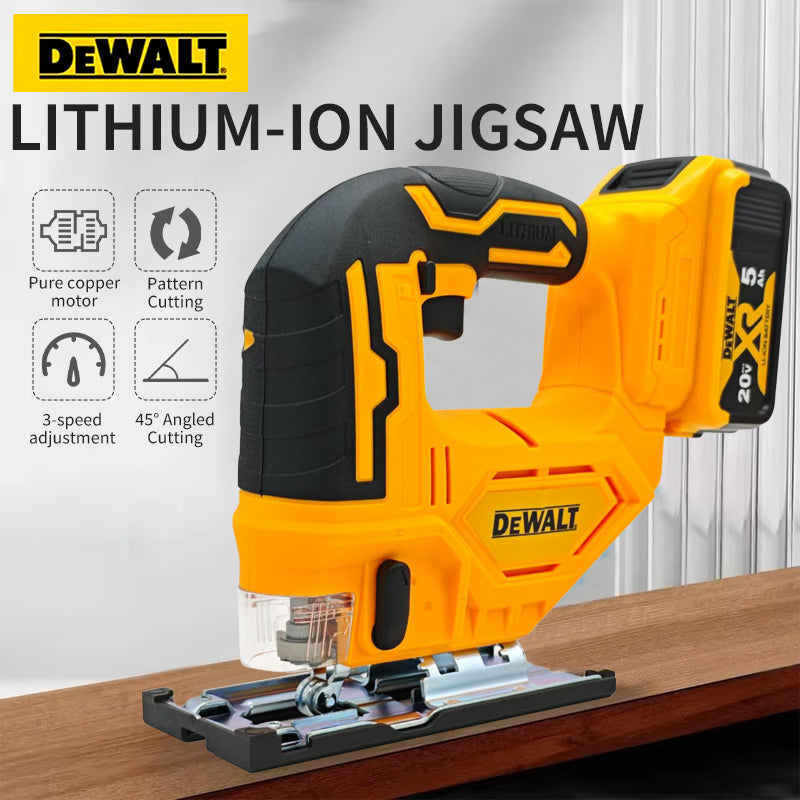 DEWALT Cordless Jigsaw – 20V Multifunction Adjustable Woodworking Power Tool (2700RPM)