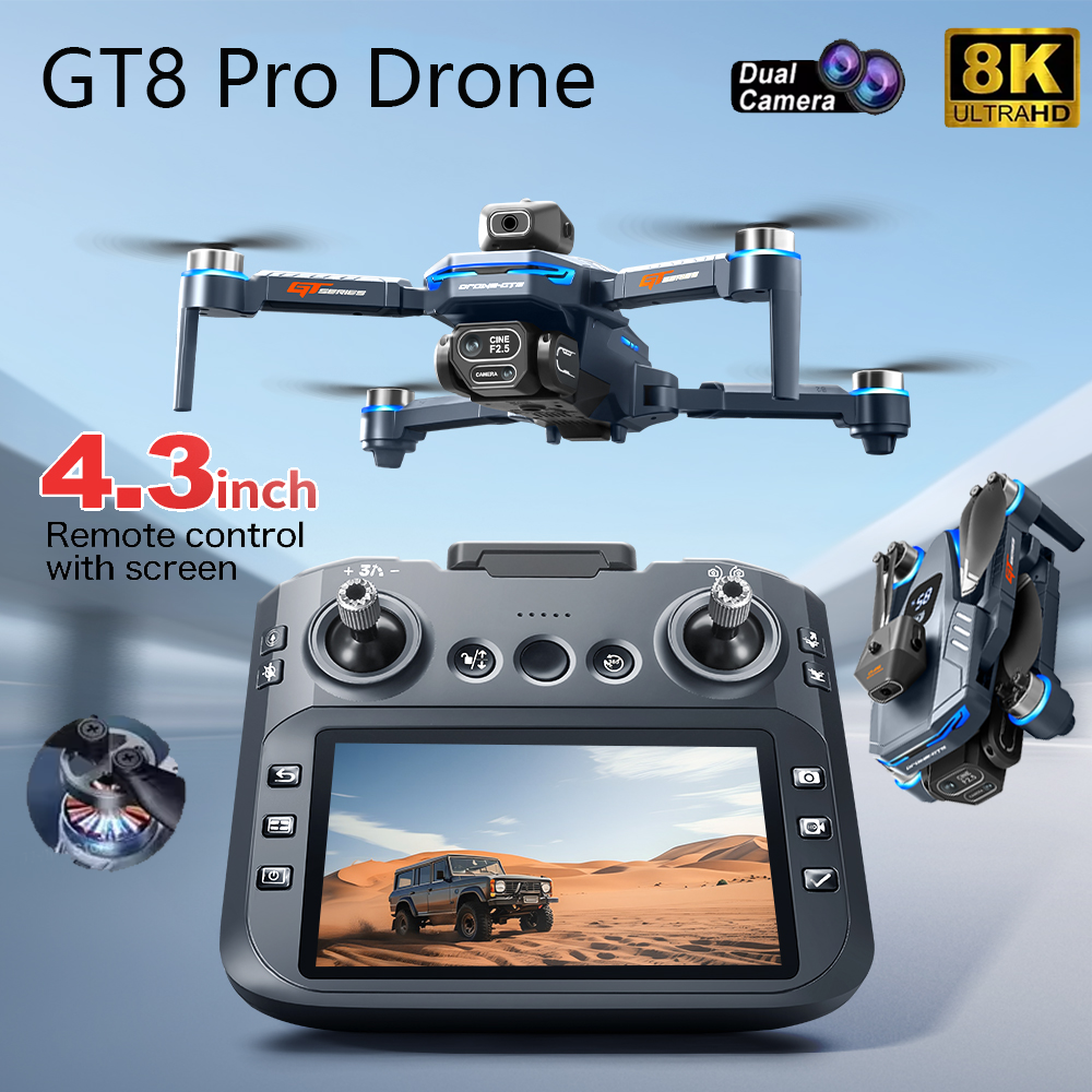 2025 New GT8 Drone – GPS 8K Professional Quadcopter