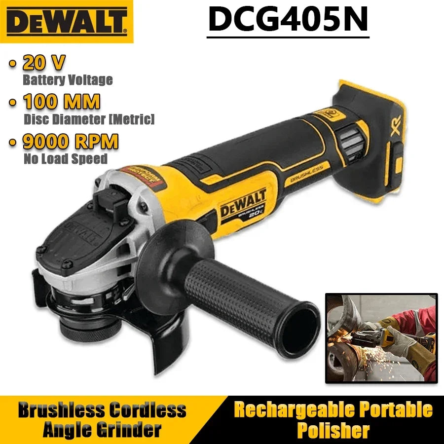 DEWALT DCG405N 20V Brushless Cordless Angle Grinder