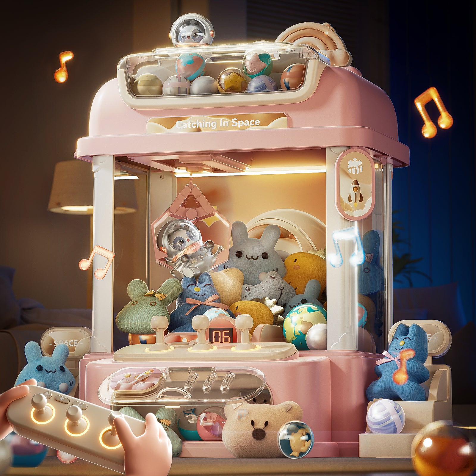 Remote Control Claw Machine – Clip Doll Game Machine for Kids