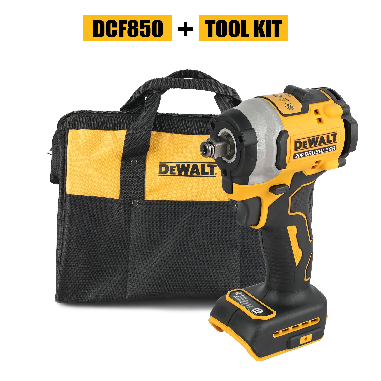 DEWALT Electric Screwdriver DCF850 – Portable Brushless Impact Wrench