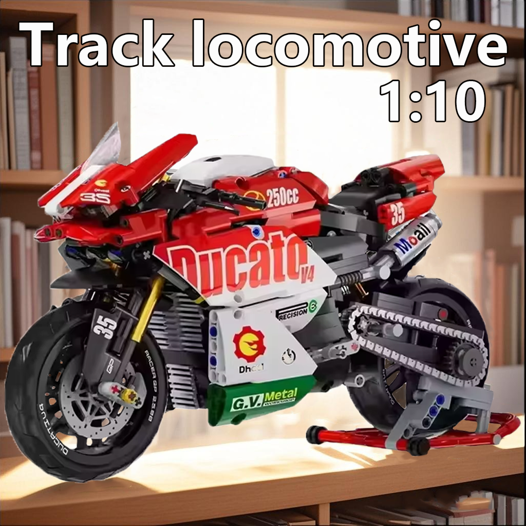 V4 Motorcycle 800+pcs Building Set