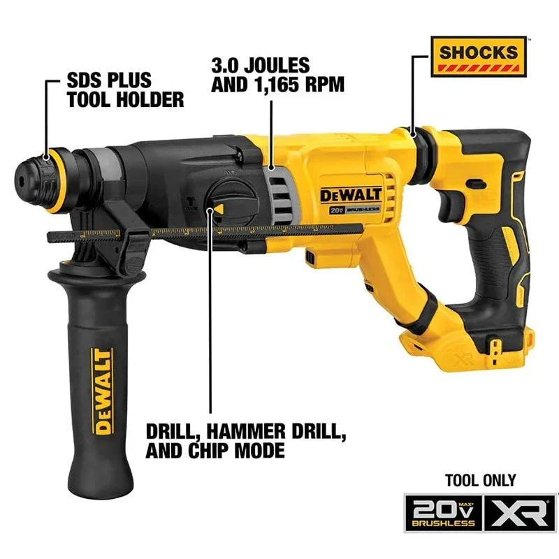 DEWALT DCH263 20V Brushless Hammer
