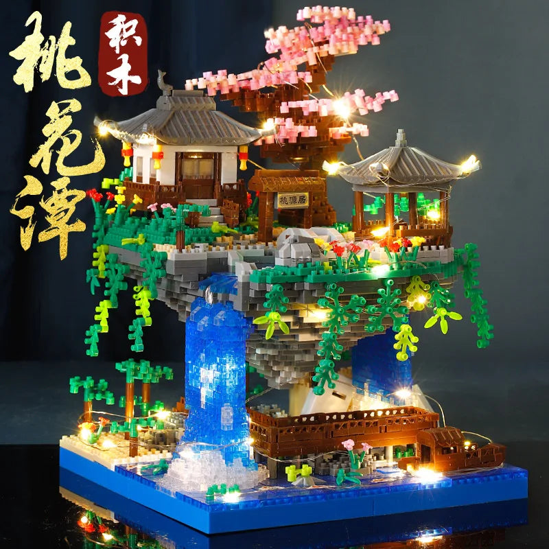 3320 Pcs Tree House Mini Diamond Block