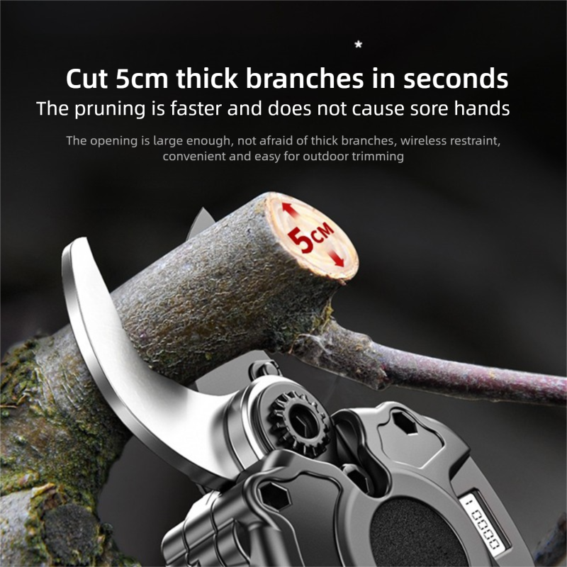 Electric Pruner – Rechargeable Lightweight Pruning Shears for Fruit Trees & Gardening