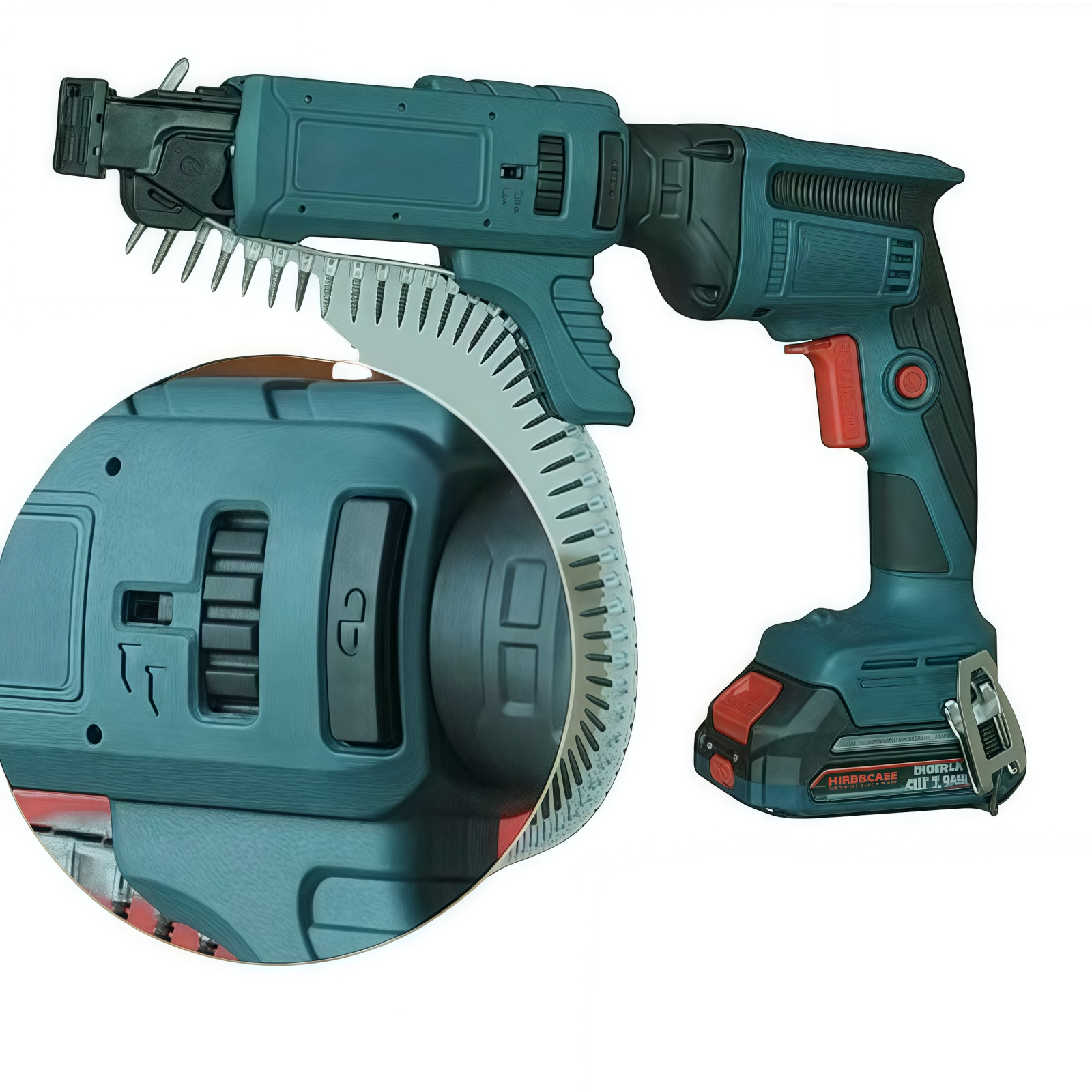 2-in-1 Brushless Electric Lithium Screwdriver & Strip Screw Gun