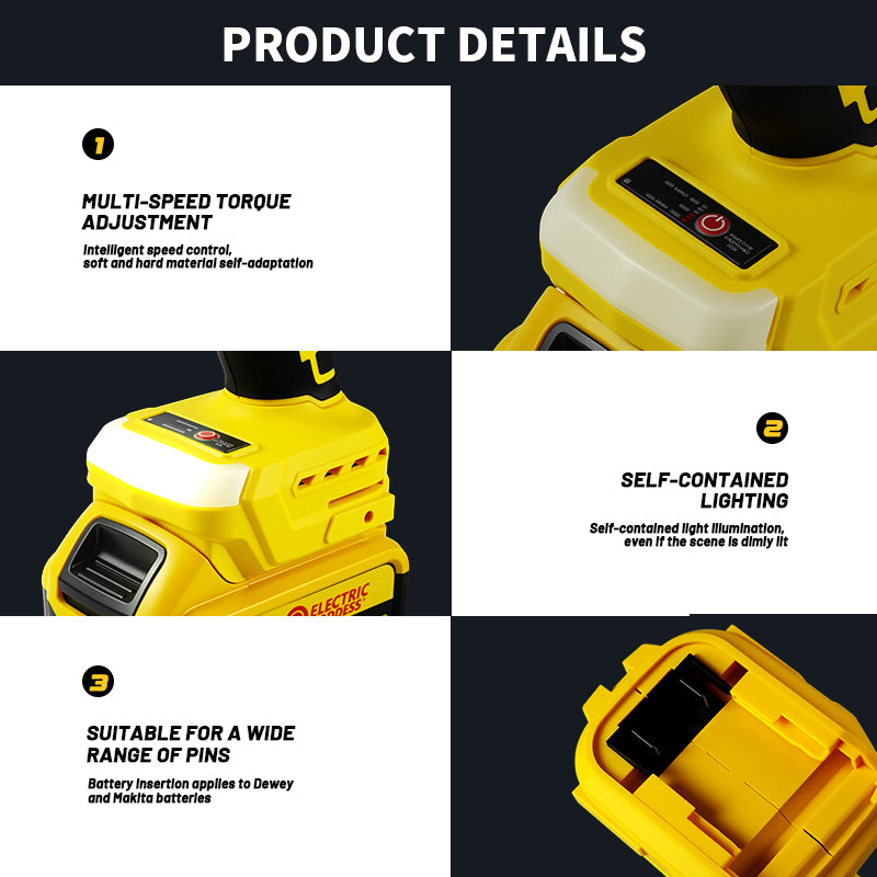 Electric Goddess Brushless Impact Driver 280Nm