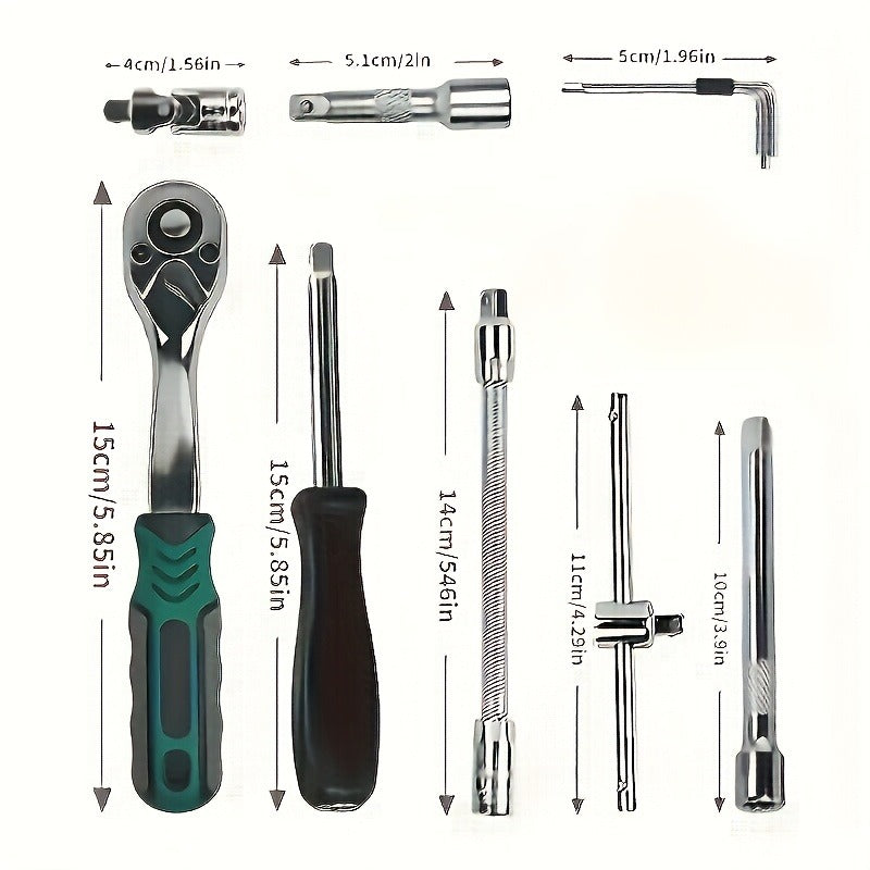 Premium Auto Repair Kit with Stainless Steel Tools