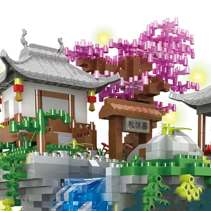 3320 Pcs Tree House Mini Diamond Block