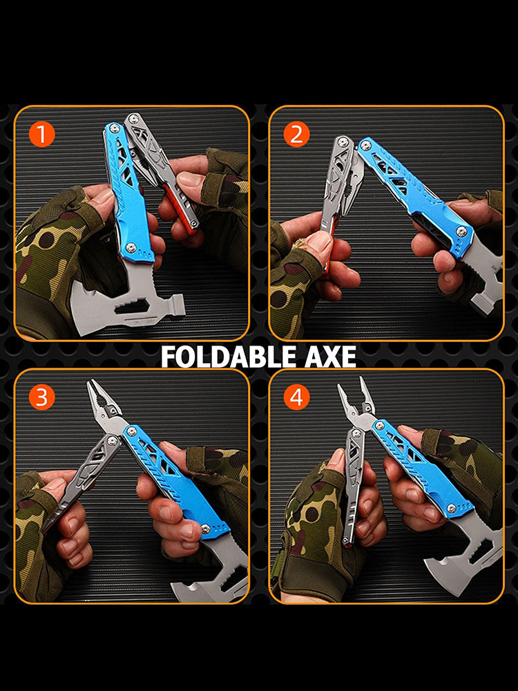 Multi-Tool Axe Hammer Pliers