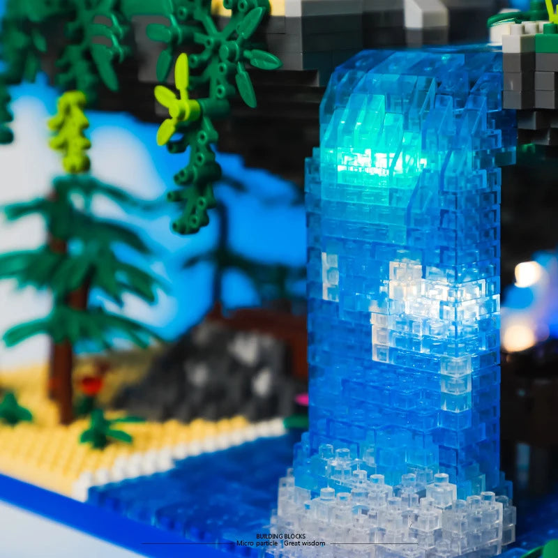 3320 Pcs Tree House Mini Diamond Block